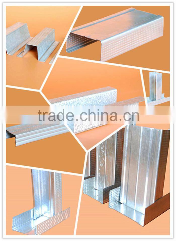 Preferential price and high quality drywall metal stud,perfiles principal paral,Canal,Omega