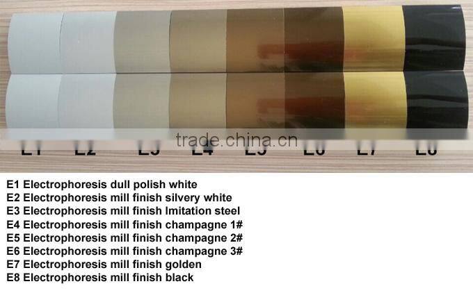 Factory price aluminium profiles for elegant glass wall curtain wall