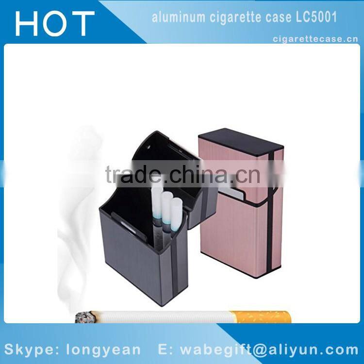 OEM logo Aluminum Metal Cigarette Cigar Box Holder
