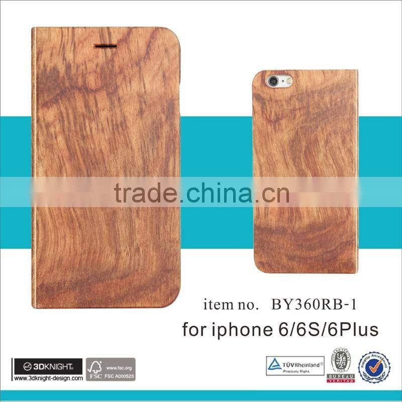 2016 Dongguan factory 100% wooden phone case for iphone, Eco-friendly wood cell phone case