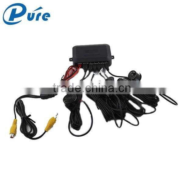 Bibi/Human Voice Alarm Optional Sensor Parking System with 4 Sensors and TFT LCD Display