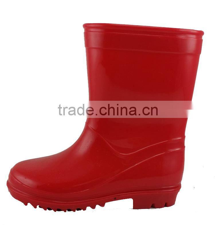 cheap kids pvc safety rain boots