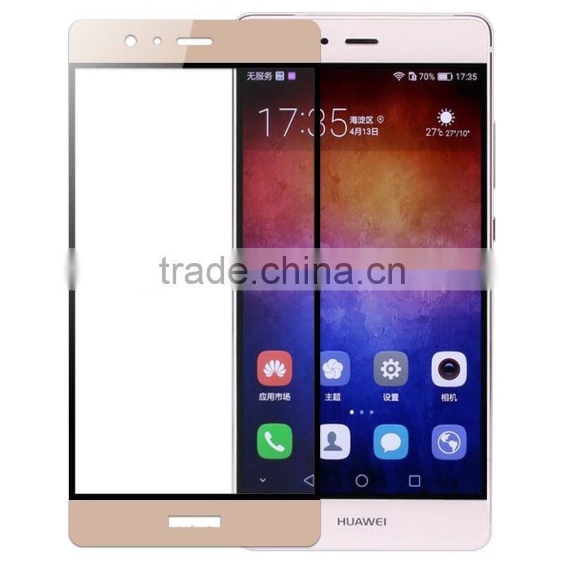 HOT 0.2MM 3D Curved Full Cover Tempered Glass Screen Protector for HUAWEI P9 Anti-explosion Glass LCD Protector