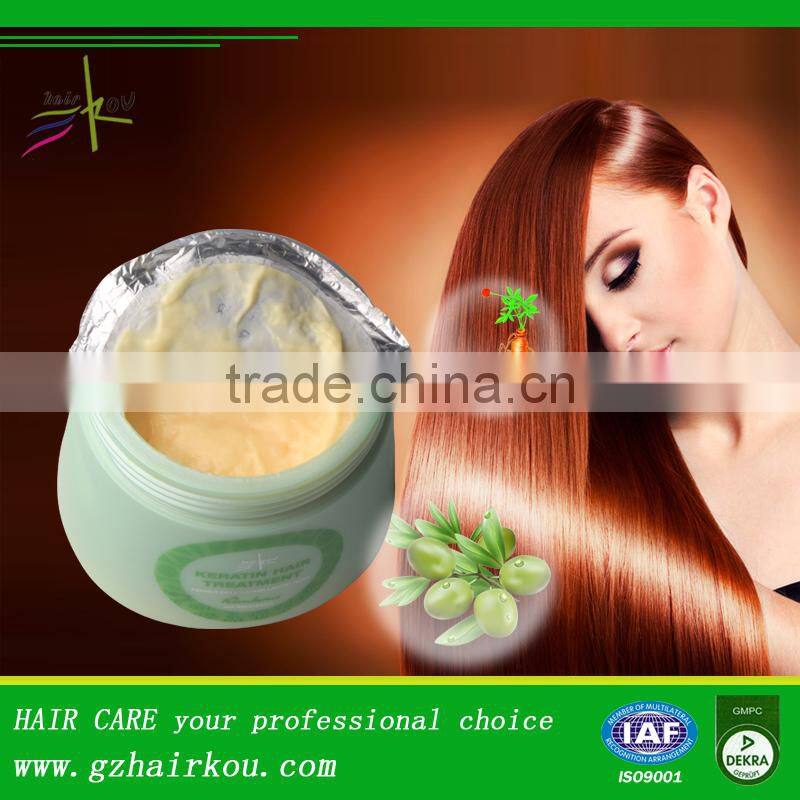 500ml Pure natural plant hair mask,keratin repair hair treatment mask
