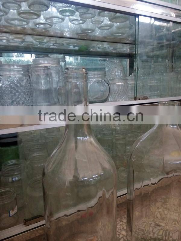 180 ml recycled mini square frosted white glass candle holder wax jar