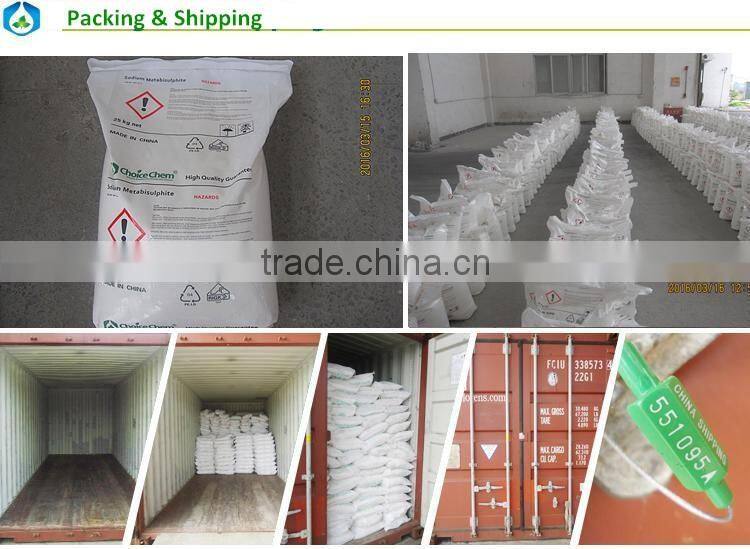 manufacturer food grade sodium metabisulfite used as preservative