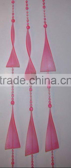 Plastic bead curtain