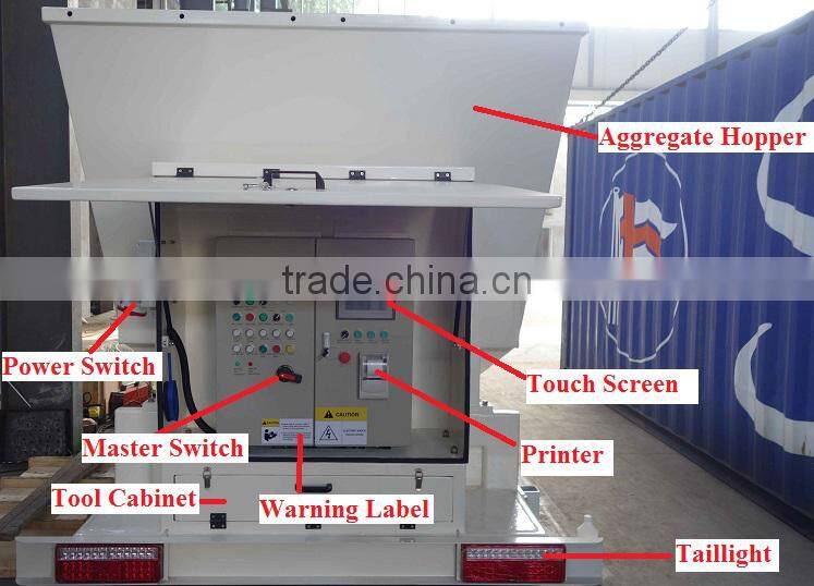 New structure MD1200 mobile concrete mixing plant