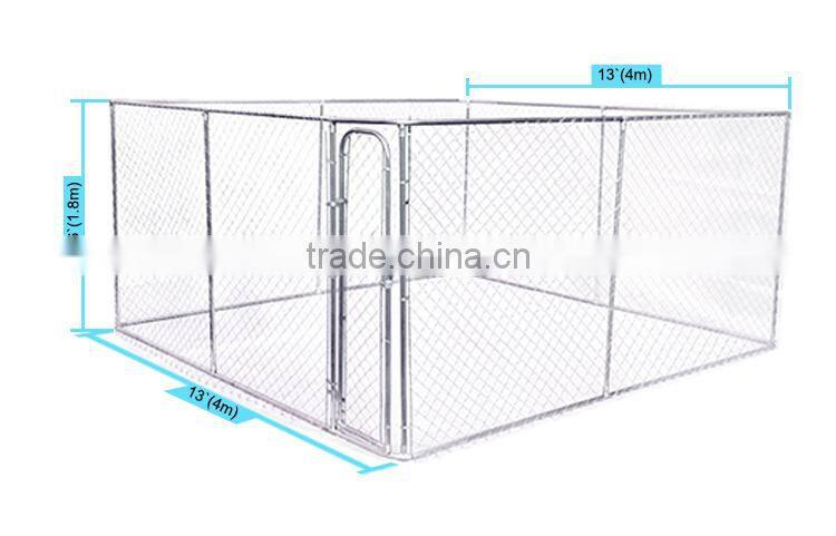 For Amazon and eBay store custom logo large outdoor chain link box large dog kennel run