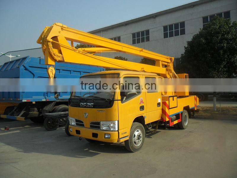 24m aerial platform truck via dongfeng chassis,insulated bucket trucks