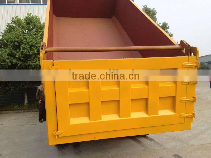 Dongfeng 6x4 dump truck with crane, dump truck mounted crane