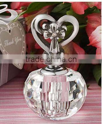 Beautiful crystal perfume bottle wedding favor for gift
