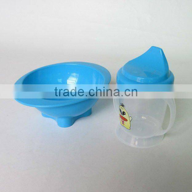 5pcs tableware unbreakable plastic picnic set