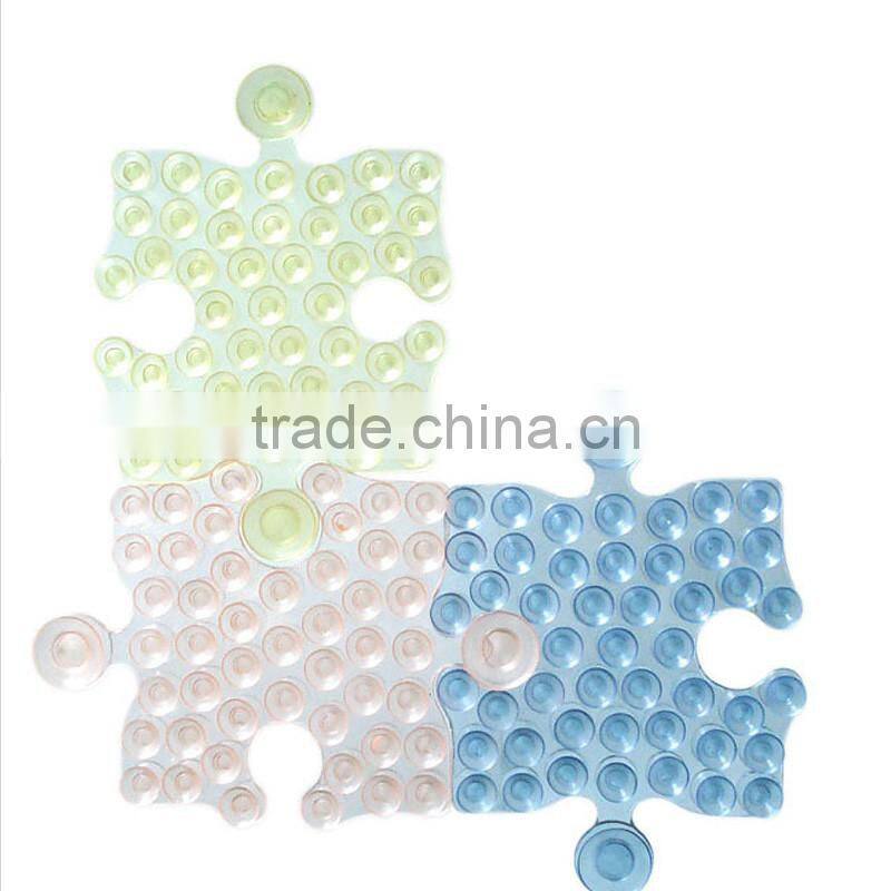 Double Sided Suction Cup Puzzle PVC Magic Plastic Sucker Sticker Anti-slip