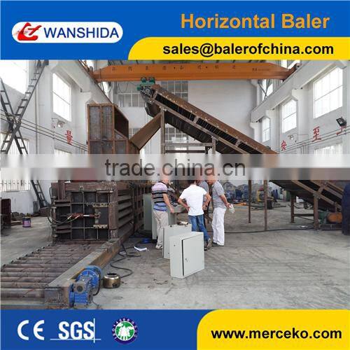 China manufacturer Recycled PET bottle and cardboard in bales machine