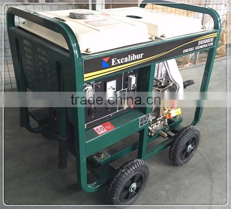 5.5kva Portable Air cooled Open-Frame Diesel Generator Price