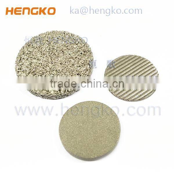 Sintered ss filter disc