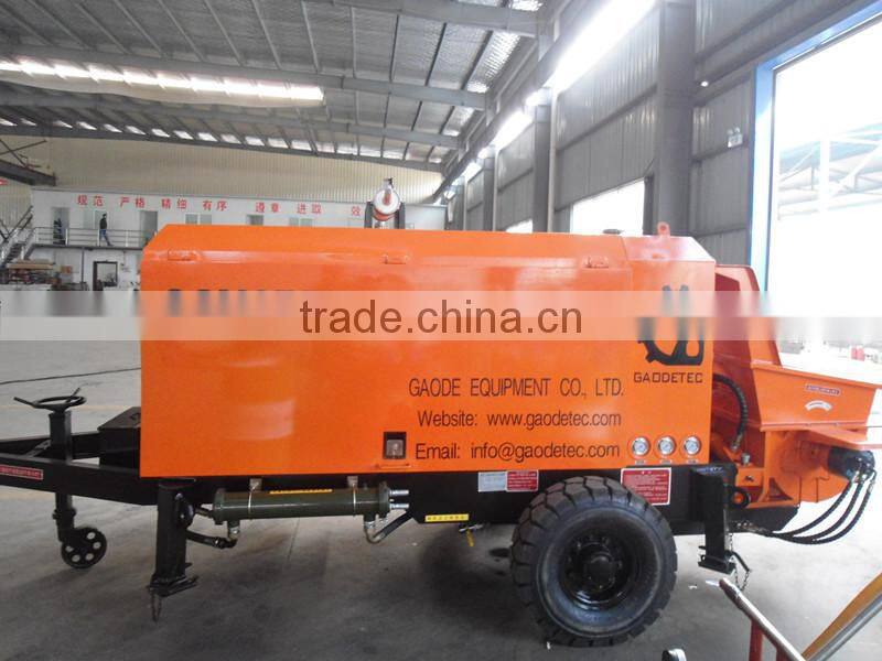 China made hydraulic concrete pump with mixer machine China price