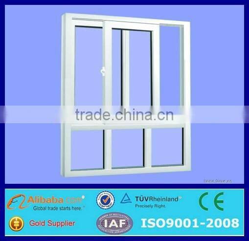 aluminum up down sliding window/aluminium bathroom window designs