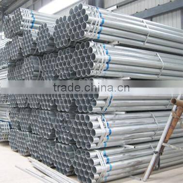 75*1.0mm gi circular pre galvanized round steel pipe