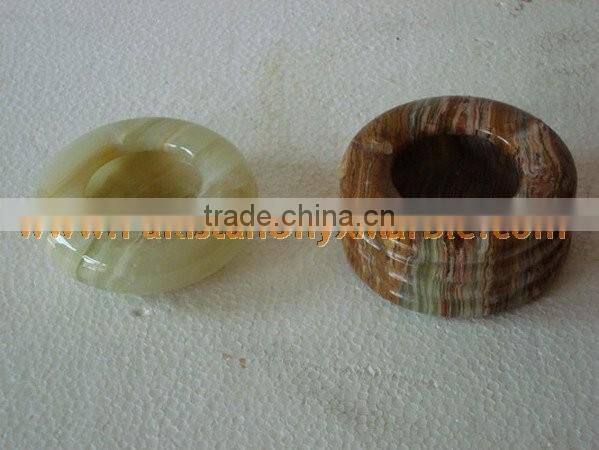Wholesale hand painted ONYX CIGARETTE ASHTRAY HANDICRAFTS