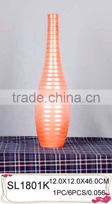 2015 new fiberglass modern vase flower vase for decoration