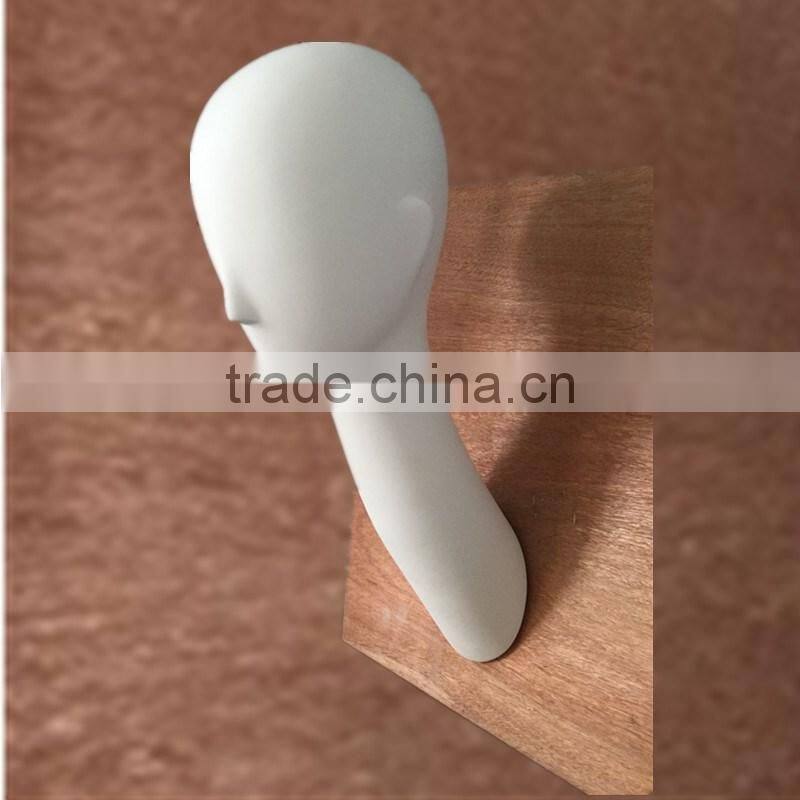 New design Wall mounted mannequin head for hat and scarf and wig display