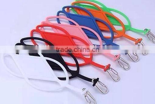 2014 Hot selling promotion gifts silicone lanyard