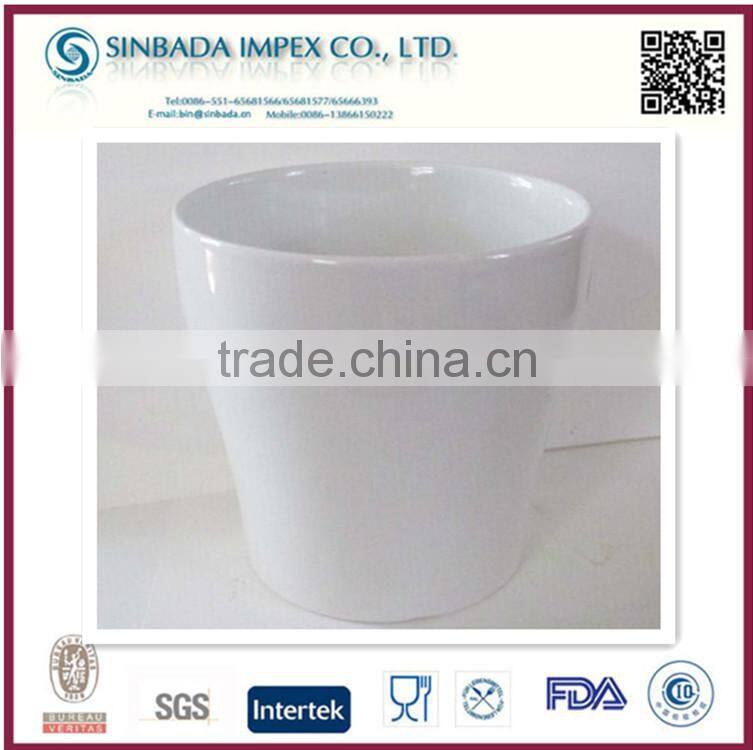 ceramic flower pots as garden pond decorations