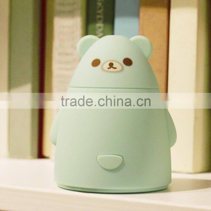 Creative Cartoon Bear Shape Humidifier, USB Mini Desktop Air Purifier