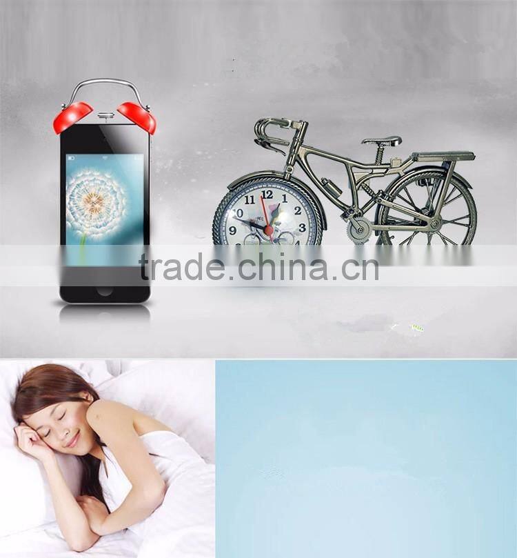 Creative Bicycle Shape Clock, Popular Home Decorative Desk European Style Digital Clock For Wholesale