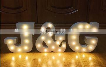 15 cm decorative wooden alphabet light