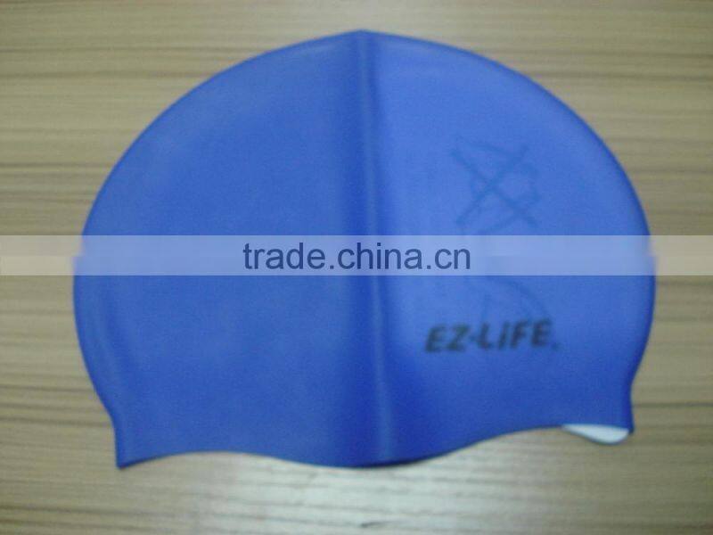 Simple Design swimming cap fashion all-match waterproof tensile silicone swimming cap
