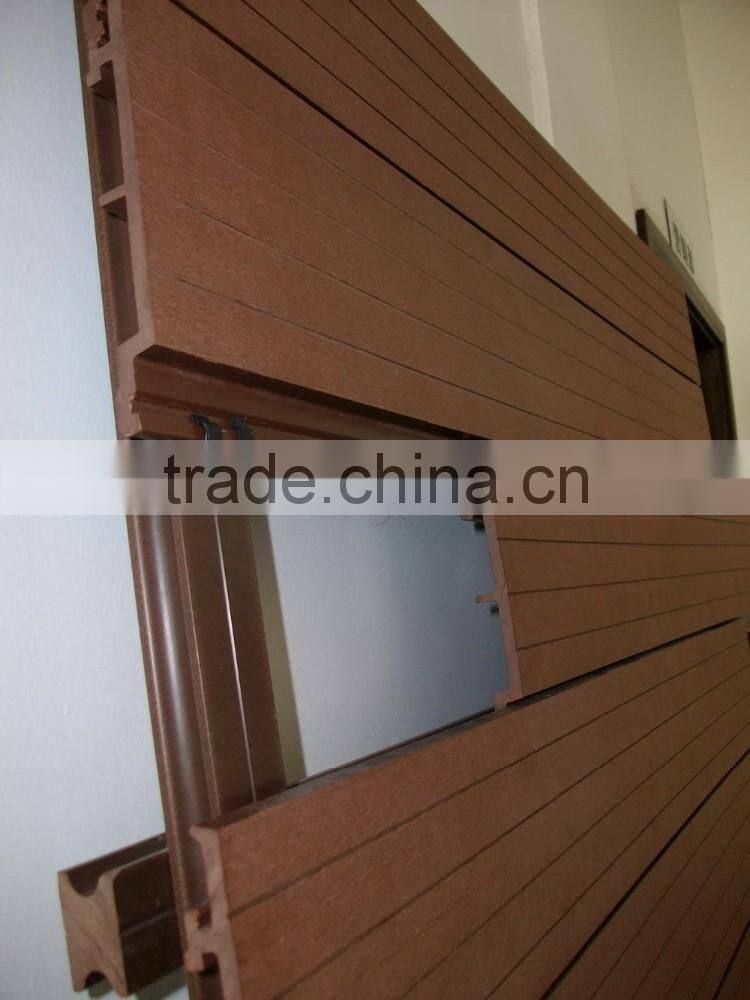 Wpc wall panel with prevent bask in,exterior wall decoration,wood plastic composite wall panel,wall decoration