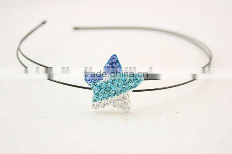 headbands with crystal star on sale kids hair decoration