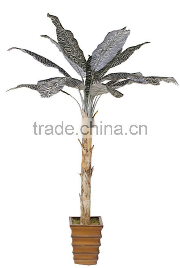 artificial bonsai tree artificial leopard print banana plantain fake trees