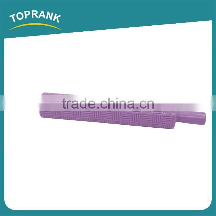 Toprank Food Grade Custom Mini Fondant Adjustable Rolling Pin Cake Decorating Plastic Fondant Embossing Rolling Pin