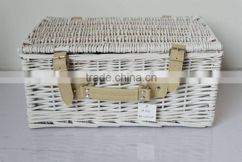 east flower basket cheap weave empty wicker picnic basket