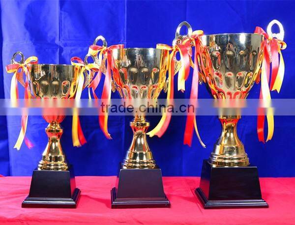 Custom new design sports prize alloy cup trophy award
