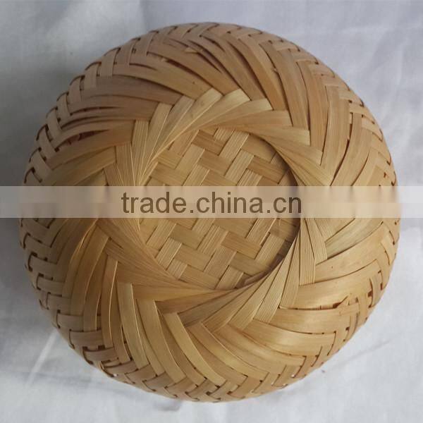 2015 New design natural bamboo weave funeral casket for human or pet