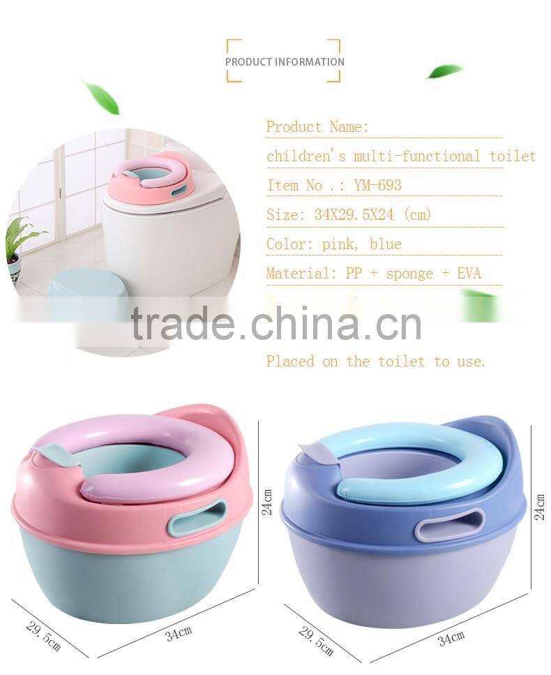 Plastic potty children urinal, PP children urinal, plastic baby sitting urinal