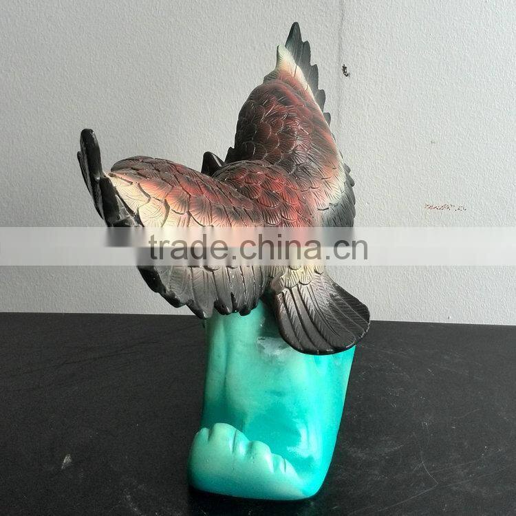 Resin eagle figurine