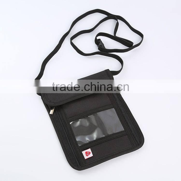 Promotional Travel Card Cash Document Bag Wallet Rfid Blocking Passport Holder