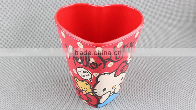 Plastic Square Flower Pot with white color