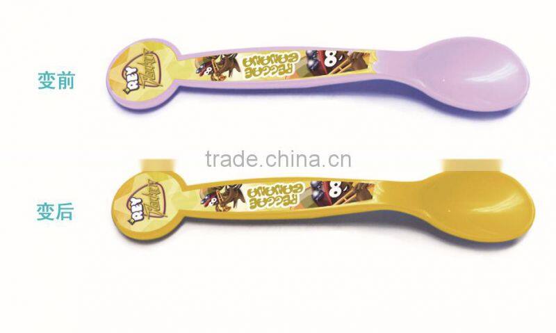 16CM Custom Printing Baby Spoon Plastic Baby Spoon