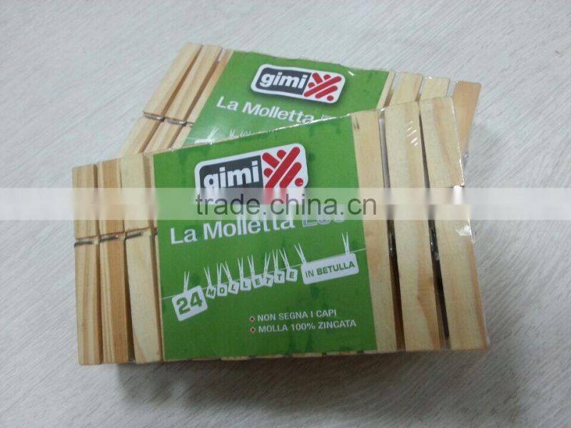 on sales pine wooden clothes peg