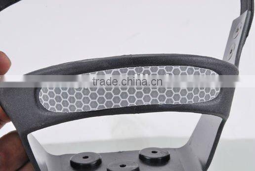 TPE+spring steel with reflecting strap snow and ice shoes Grips
