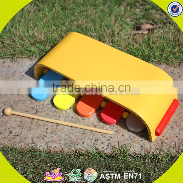 wholesale delicate color wooden xylophone toy most popular wooden xylophone toy for kids W07C022