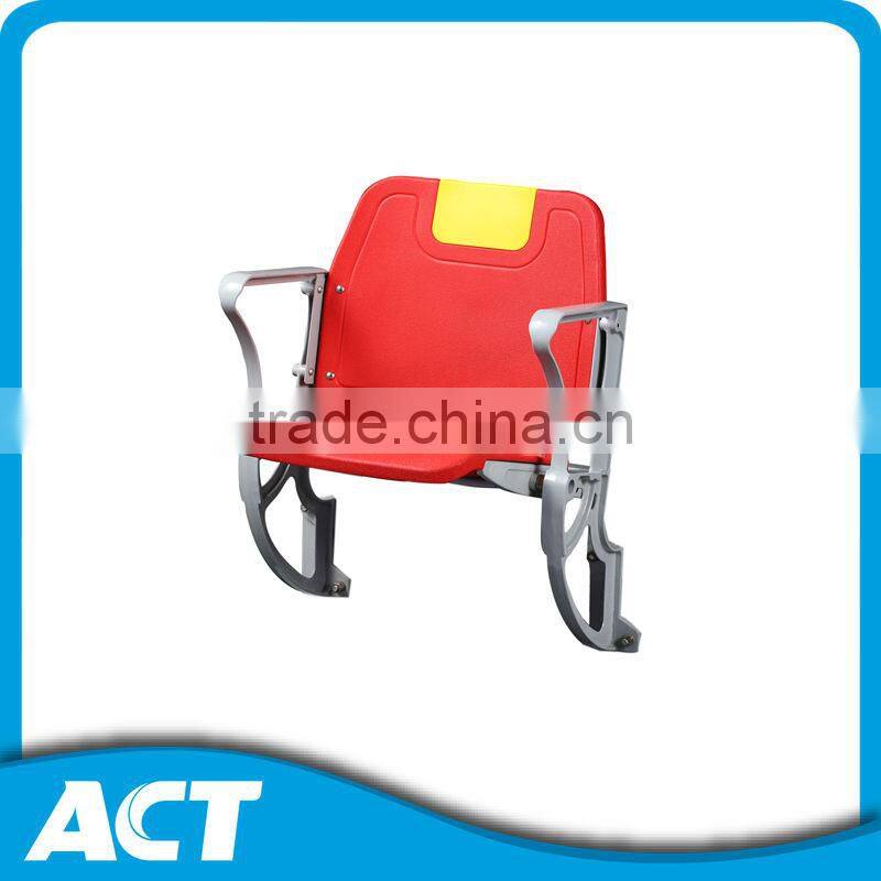 HDPE permanent stadium seat, fold up seat for football stadium