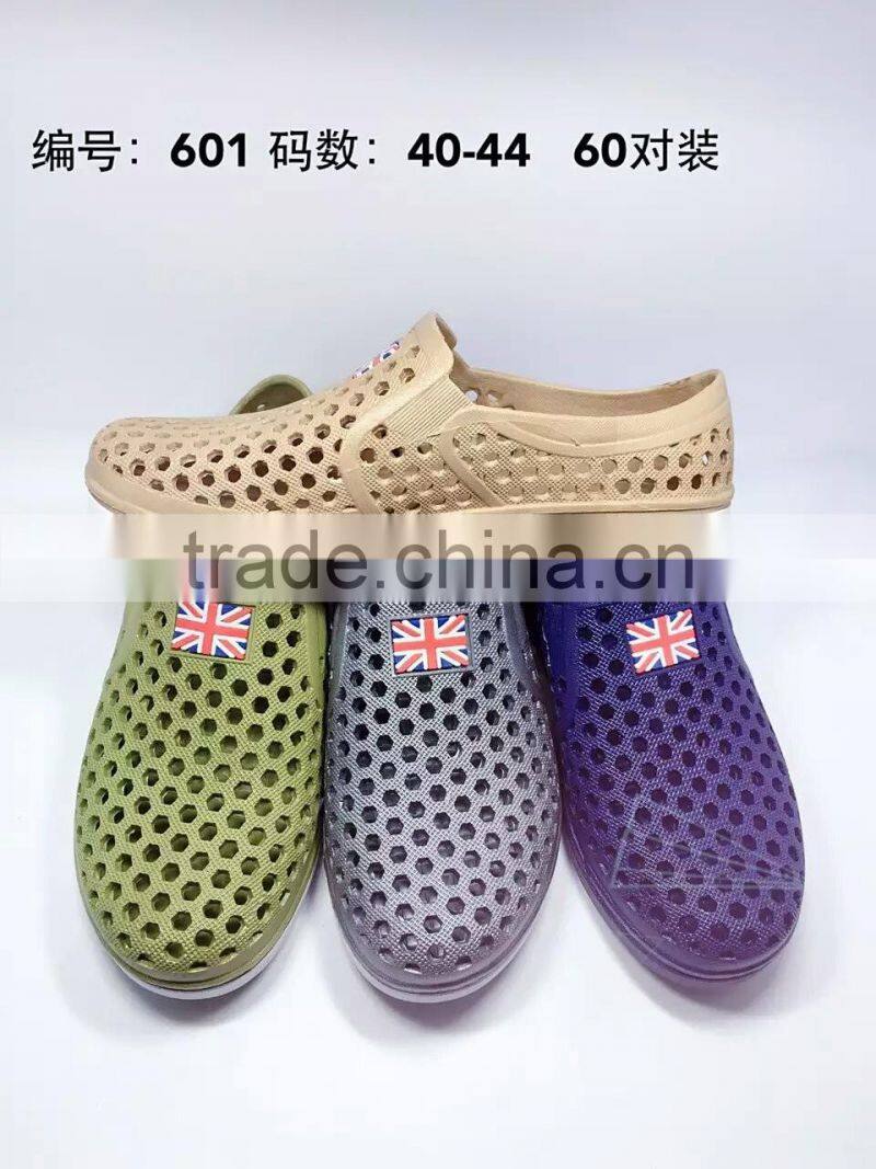 2016 latest design fashion slipper for men like clog